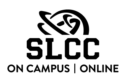 SLCC On Campus Online Logo (Vertical) (Black)