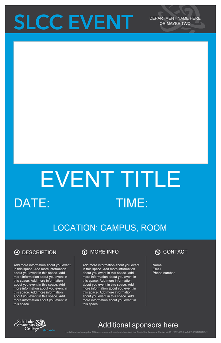 vertical poster template
